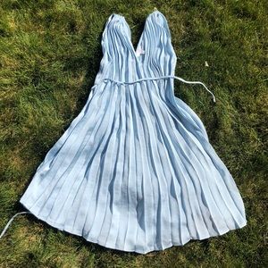AGlow Pleated Maternity Dress